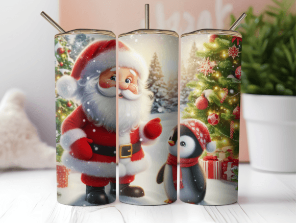Christmas Tumbler Wrap PNG Graphics for Tumbler Wraps