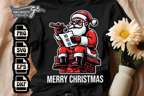 Pooping Santa Xmas Naughty SVG: Graphics for Bold Crafts