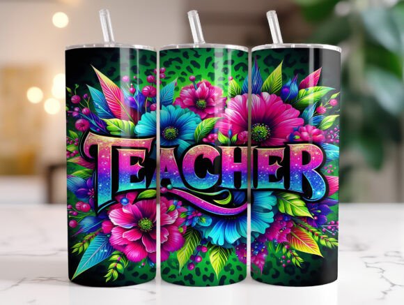Teacher Sublimation 20 Oz Tumbler Wrap